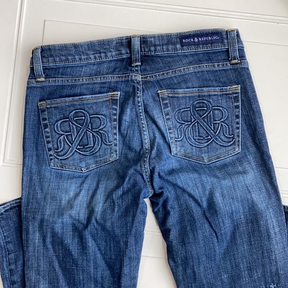 Rock&Republic Berlin Straight Leg Jeans  8 - Picture 4 of 5